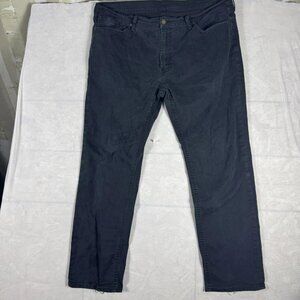 America Eagle Women's Curvy Super High-Rise Baggy Wide Leg Jeans Blue Stretch 14